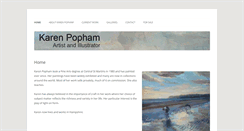 Desktop Screenshot of karenpopham.com